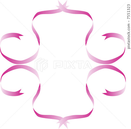 Ribbon decorative frame - Stock Illustration [7551323] - PIXTA