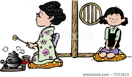 tea ceremony - Stock Illustration [7551633] - PIXTA