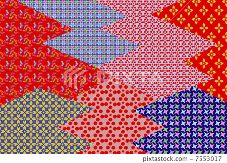 Japanese style flower - Stock Illustration [7553017] - PIXTA