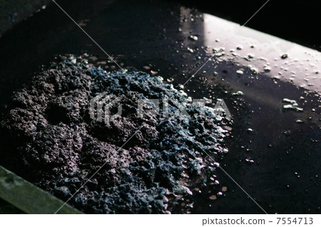 靛藍染色 靛藍花 7554713