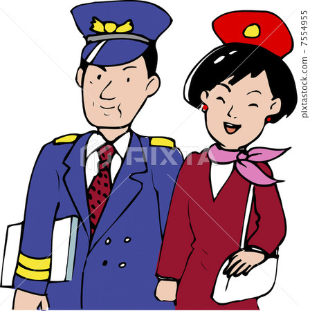 飛行員和空姐 7554955