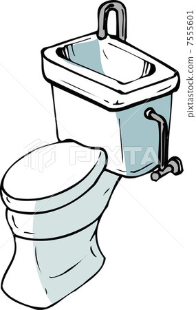 Flush toilet 7555601