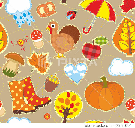 Autumn Seamless Background 7561094
