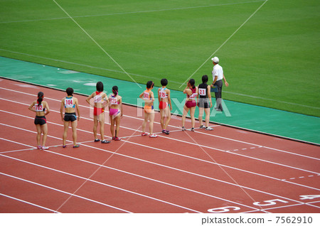 Stock Photo: person, sport, track and field events