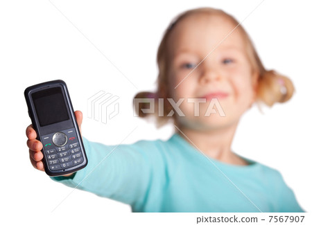 Child with phone Child with phone 7567907
