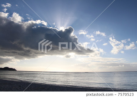Sunset from Tumon Beach 7570523