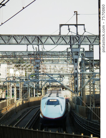 Tohoku Joetsu Nagano Shinkansen E2系列日暮里站 Tohoku Joetsu Nagano Shinkansen E2系列日暮里站 7570860