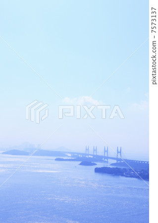 Seto Ohashi Bridge from Washuzan 7573137