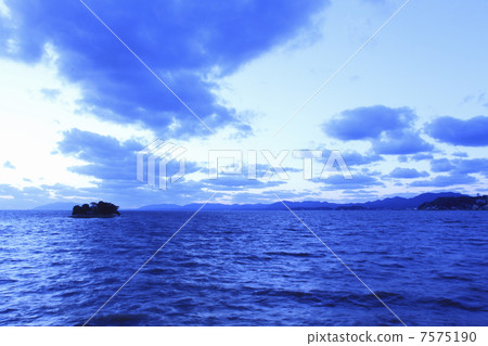 真嗣湖日落 7575190