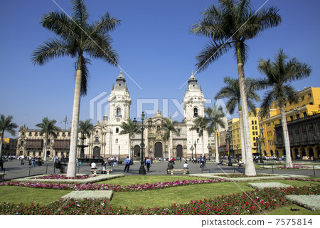 Cathedral Lima Old Town of Plaza de Armas 7575814