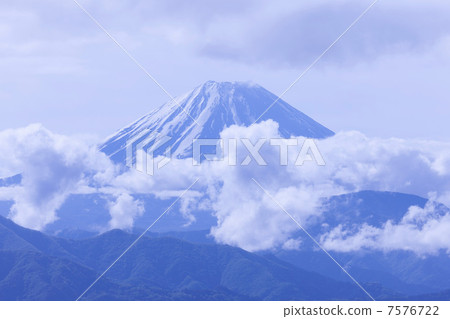 富士山從阿瑪瑞山 7576722