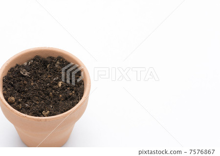 Flowerpot with soil Flowerpot with soil 7576867