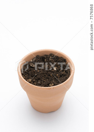 與土壤的花盆 7576868