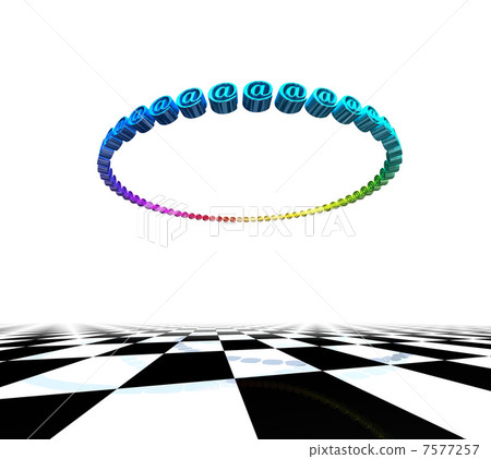Data information / ring of at sign 7577257