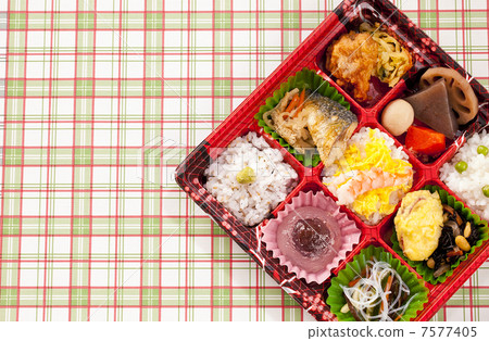 Japanese food · · color lunch box 7577405