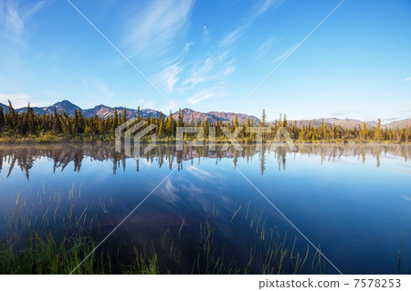 Lake on Alaska 7578253