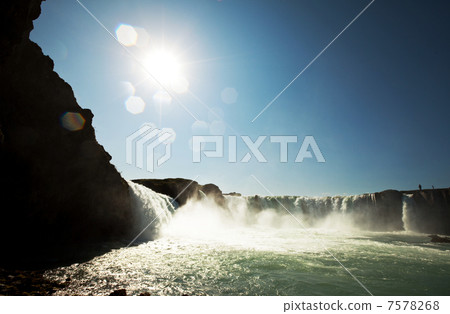 Waterfall in Iceland Waterfall in Iceland 7578268