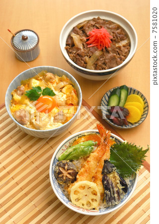 Bowl of rice dishes Bowl of rice dishes 7581020