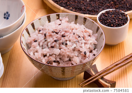 Black rice rice 7584581