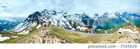 Alps summer panorama. 7585629