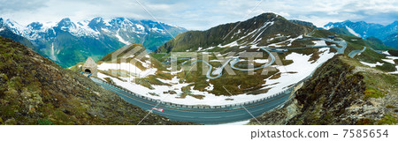 Alps summer panorama. 7585654