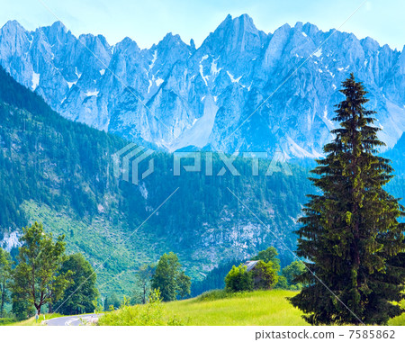 Alps summer view 7585862
