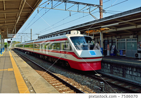 Railway private railway: Tobu Railway Isezaki line Tadaichi station 7586070