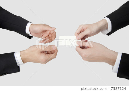 Business card exchange Business card exchange 7587124