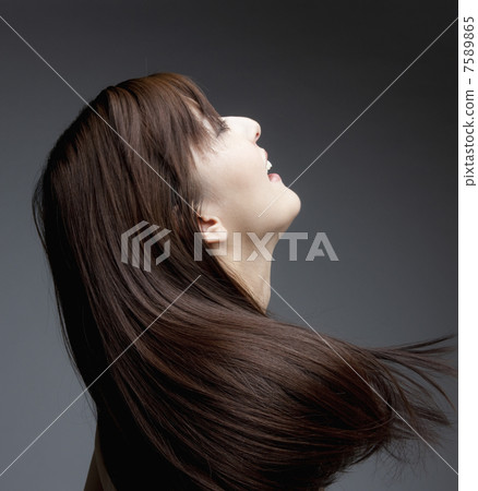 Straight hair ladies 7589865