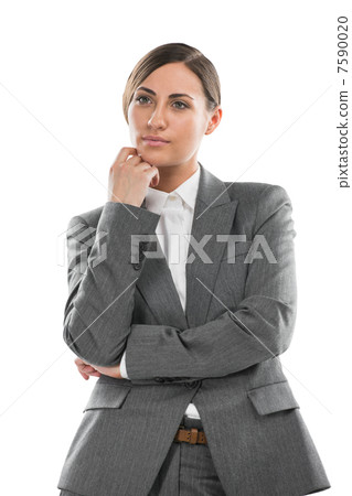 Business woman thinking Business woman thinking 7590020