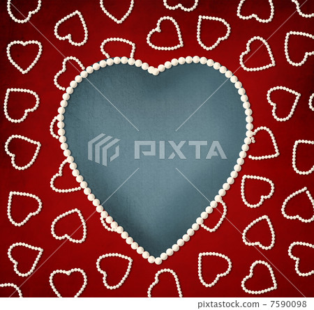 Valentines day greeting card template 7590098