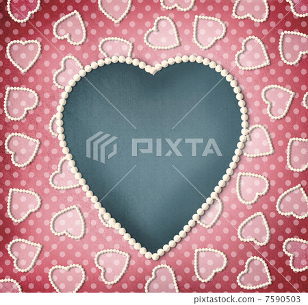Valentines day greeting card template 7590503