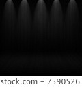 Creative wooden background. Inside a room 7590526