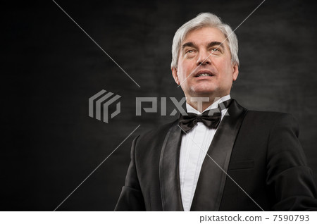 Portrait of a successful mature business man smiling - Copyspace Portrait of a successful mature business man smiling - Copyspace 7590793