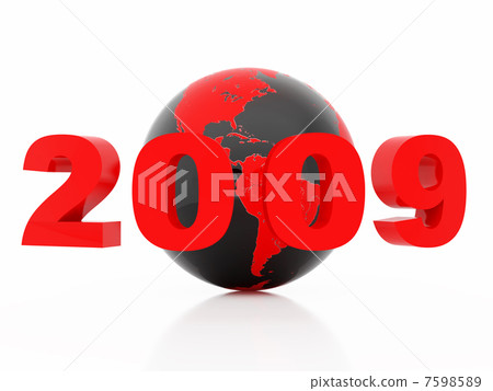 New 2009 year 7598589