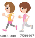 Woman jogging 7599497