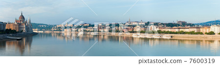 Budapest morning panorama. Budapest morning panorama. 7600319