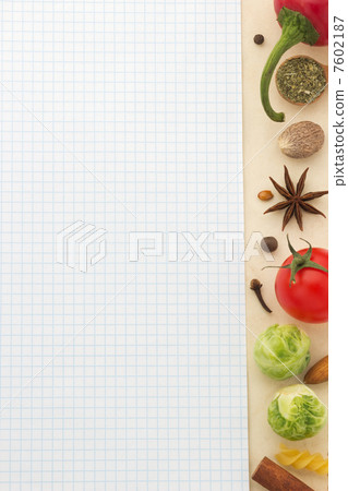 food ingredients and paper 7602187