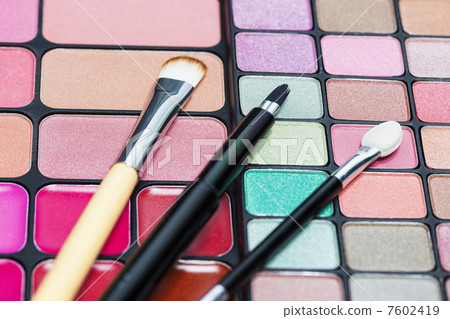 Professional cosmetics details. Shallow depth of field. Professional cosmetics details. Shallow depth of field. 7602419