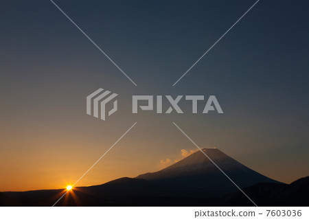 從Tanuki湖的日出 7603036
