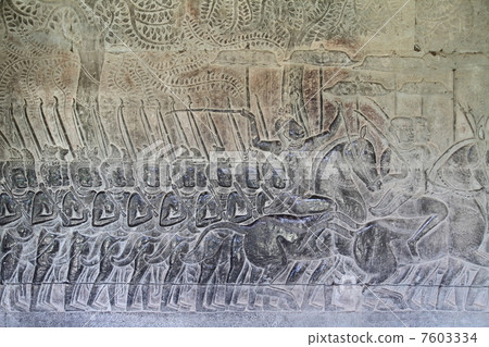吳哥窟軍隊的Sulyavarman II軍隊的救濟 7603334