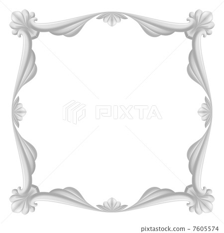 Gray frame - Stock Illustration [7605574] - PIXTA