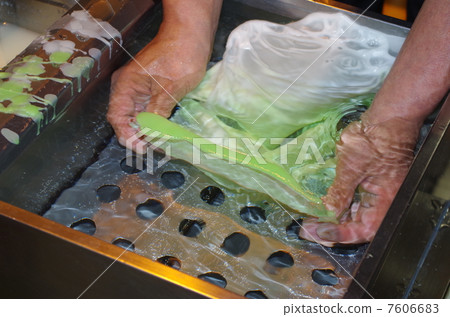 生菜生產的食品樣本 生菜生產的食品樣本 7606683