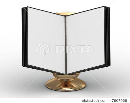 Table notebook in a gold case 7607066
