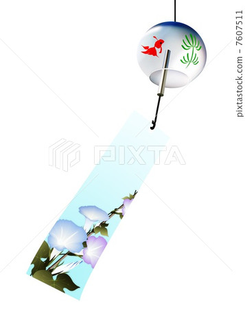 風鈴 插圖素材 圖庫