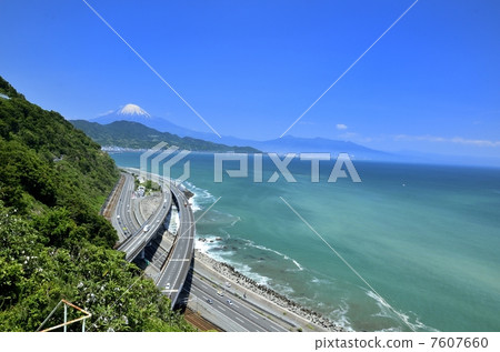 Mt. Fuji seen from Satsuki Pass 7607660