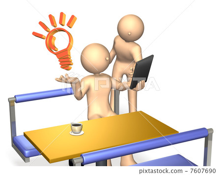 3D描述早晨新聞的翻譯圖像 3D描述早晨新聞的翻譯圖像 7607690