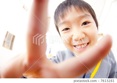 Funny kindergarten child Funny kindergarten child 7613281