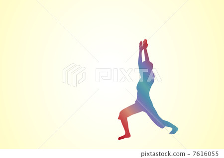 瑜伽剪影 7616055