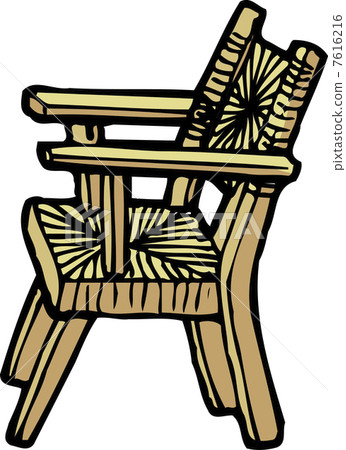 A wicker chair 7616216